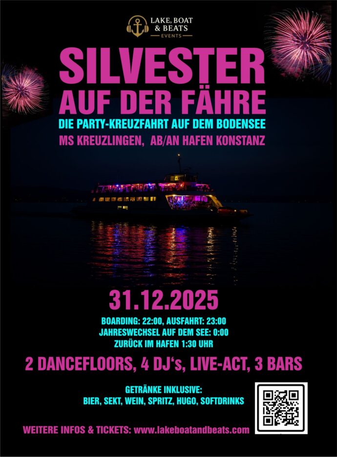 Silvester auf dem Bodensee